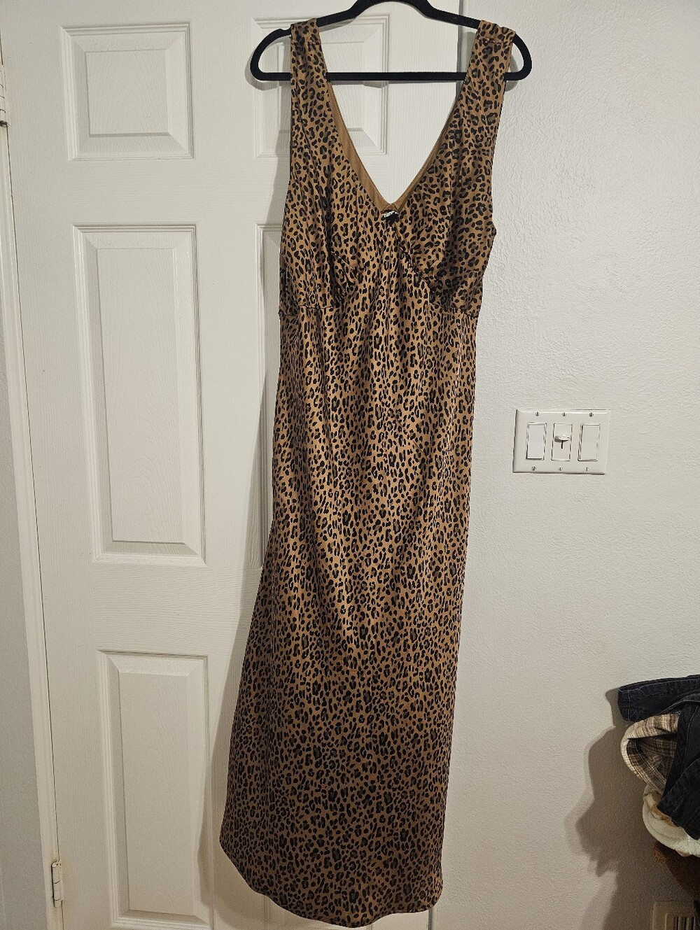 American Eagle Leopard Print Maxi Dress